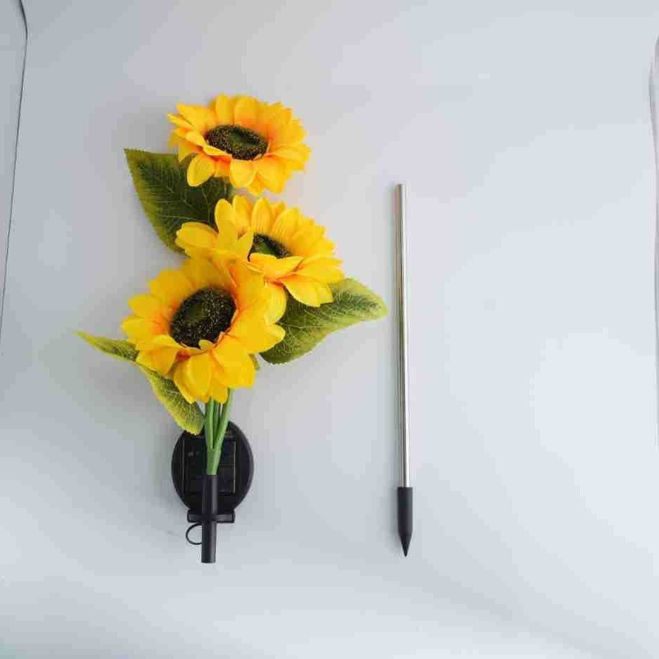 Zorenzaa@ Solar Powered LED Flower Lawn Lamp