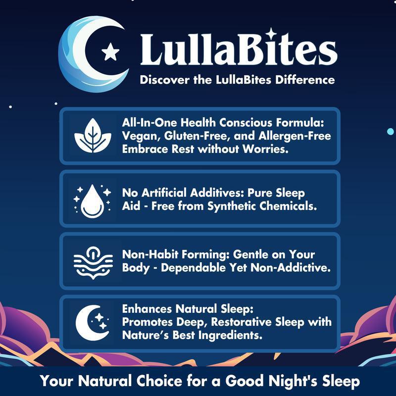 LullaBites Melatonin-Free Sleep Gummies