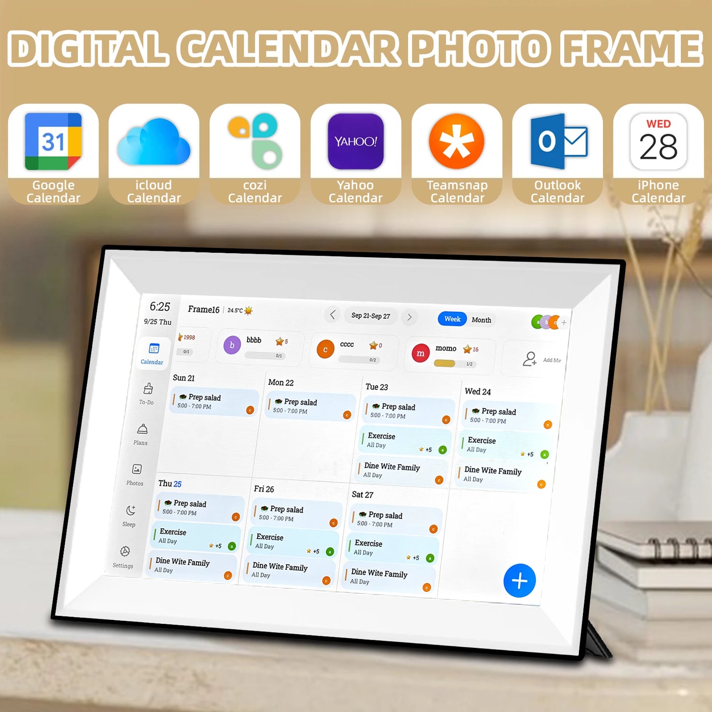 Zorenzaa™ 10.1inch Touch Screen Calendar