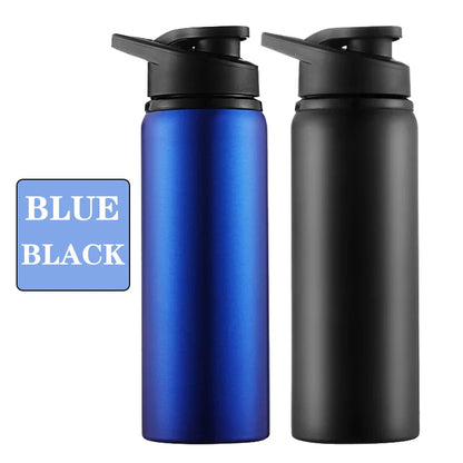 Metal Portable Water Bottle Leakproof Reusable Outdoor Sports Cup for Cycling Hiking Gym Halloween Gift Christmas Gift Travel