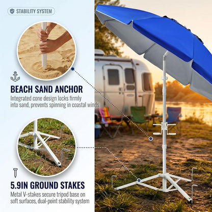 ☀️ Zorenzaa™ Portable Sun Shade Umbrella