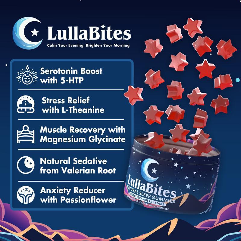 LullaBites Melatonin-Free Sleep Gummies
