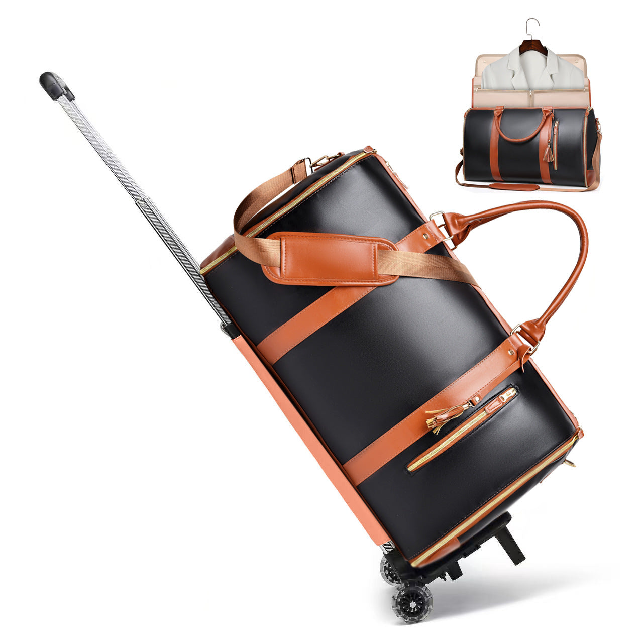 Women's clothing trolley luggage bag
