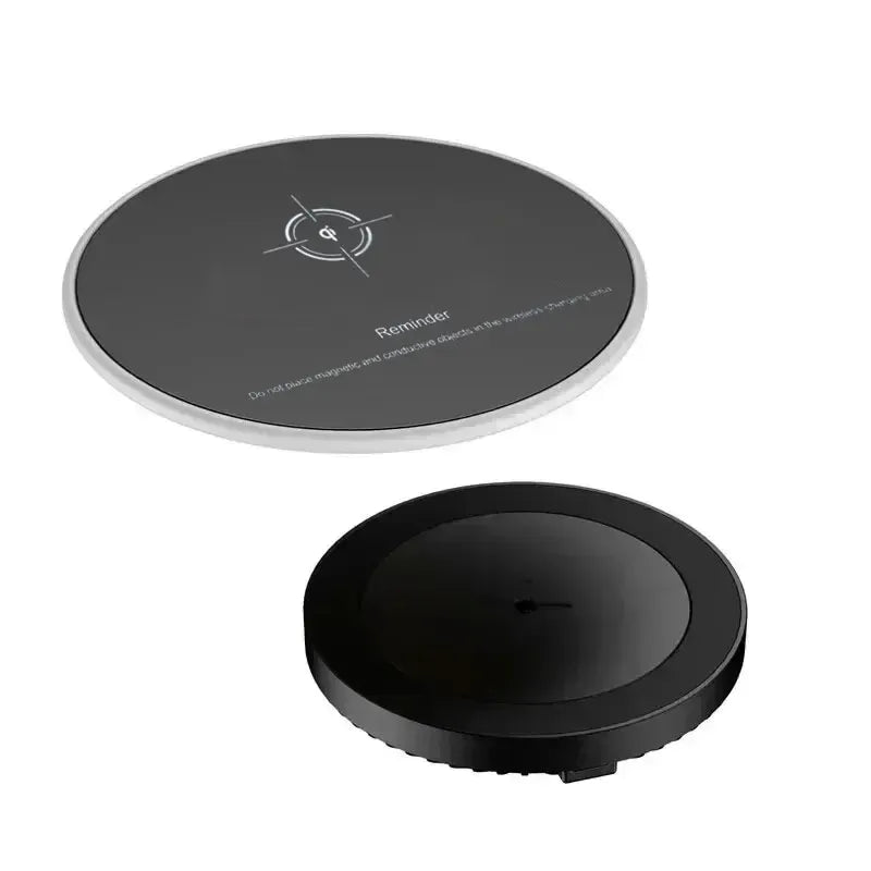 ZoraaMart™ Invisible Under-Desk Wireless Charger – Hidden 40MM Fast Charging Pad for iPhone, Samsung & Qi Devices